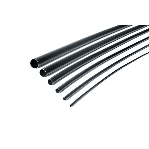 HellermannTyton Warmschrumpfschlauch schwarz, 1,2m TA37 6-2 PO-X BK 50