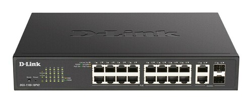 DLink Deutschland PoE Gigabit Smart Switch 18-Port Layer2 DGS-1100-18PV2 DLink Deutschland PoE Gigabit Smart Switch 18-Port Layer2 DGS-1100-18PV2