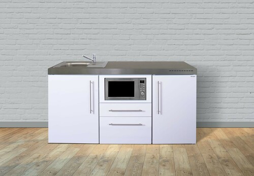 Stengel Miniküche Premiumline Schwarz matt MPMSM170MWBliS
