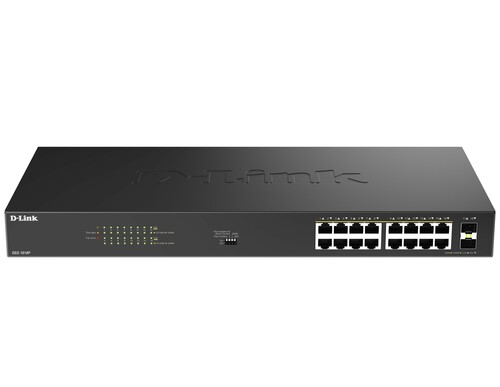DLink Deutschland 18-P.-Gigabit-PoE+-Switch o. Verwa.m.2x SFP-P. DGS-1018P/E DLink Deutschland 18-P.-Gigabit-PoE+-Switch o. Verwa.m.2x SFP-P. DGS-1018P/E