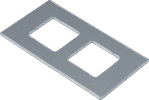 Tehalit Montageplatte f Gerätetr. GTVD2/3 2xRJ45 20,1x GTVDM082