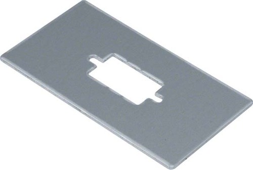 Tehalit Montageplatte f Gerätetr. GTVD2/3 Video D-Sub9 GTVDM301