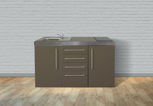 Stengel Miniküche Premiumline Mokka metallic MPS4MM150GKFreBliSn Stengel Miniküche Premiumline Mokka metallic MPS4MM150GKFreBliSn