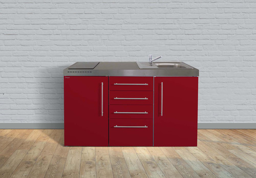 Stengel Miniküche Premiumline Bordeauxrot MPS4BR150IKFliBre Stengel Miniküche Premiumline Bordeauxrot MPS4BR150IKFliBre