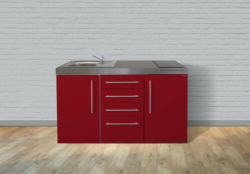 Stengel Miniküche Premiumline Bordeauxrot MPS4BR150IKFreBli Stengel Miniküche Premiumline Bordeauxrot MPS4BR150IKFreBli