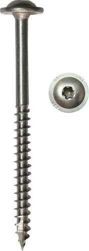 Dresselhaus JD Plus Konstrukt.schraube m.Tellerkopf, A2 3877/000/01 8x100