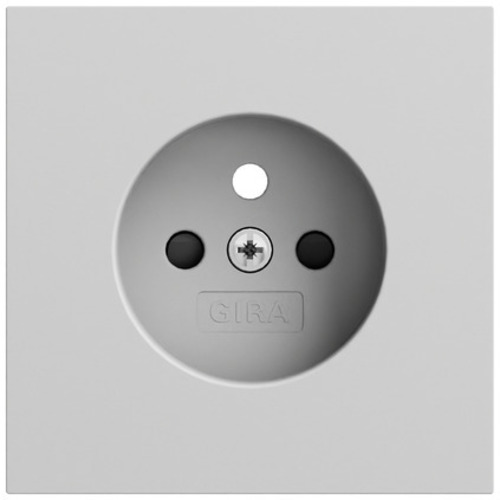 Gira Abd. Steckd. Erdstift SP System 70 Grau 494576