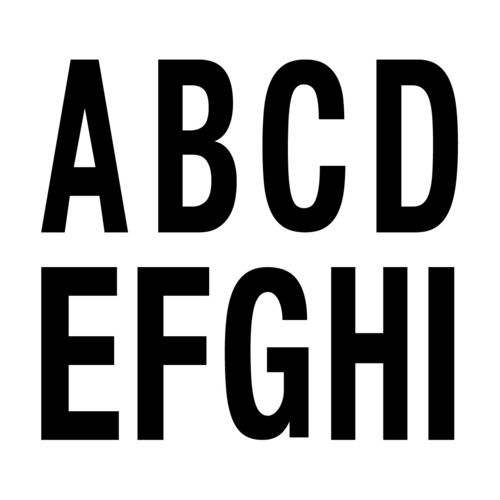 EVN Lichttechnik Hausnummer Buchstaben A- I LR66AI EVN Lichttechnik Hausnummer Buchstaben A- I LR66AI