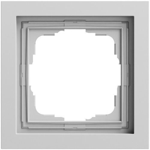 Gira Abdeckrahmen 1-fach flach Gira F200 Grau m(lack.) 0211765