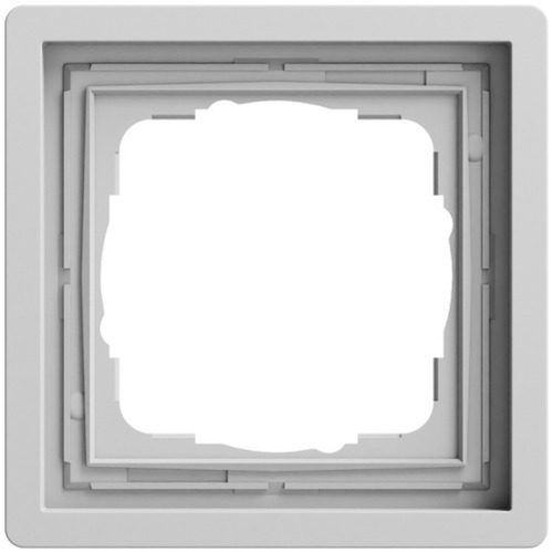 Gira Abdeckrahmen 1-fach Gira F100 Grau m(lack.) 0211176