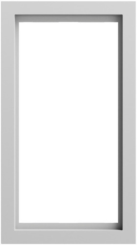 Gira Abdeckrahmen 2-fach o.M. Gira F200 Grau m(lack.) 100276