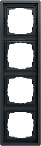 Gira Abdeckrahmen 4-fach Gira F100 Anthrazit(lack.) 0214173