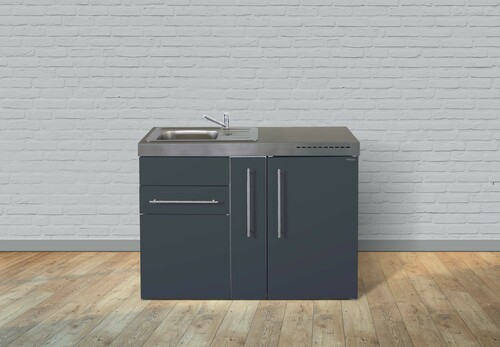 Stengel Miniküche Premiumline Schiefergrau MPSG120ABliS