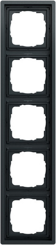 Gira Abdeckrahmen 5-fach Gira F100 Anthrazit(lack.) 0215173