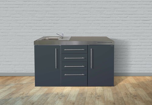 Stengel Miniküche Premiumline Schiefergrau MPSG150BliS