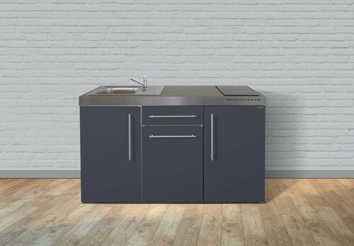 Stengel Miniküche Premiumline Schiefergrau MPSG150GKFreBliS