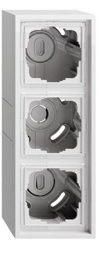 Gira AP-Gehäuse 3-fach + Rahmen Gira F300 Reinweiß 106380