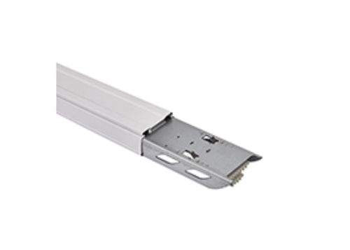 Pracht Tragschiene 4,5m DV 12x2,5, weiß LINO BL-571614