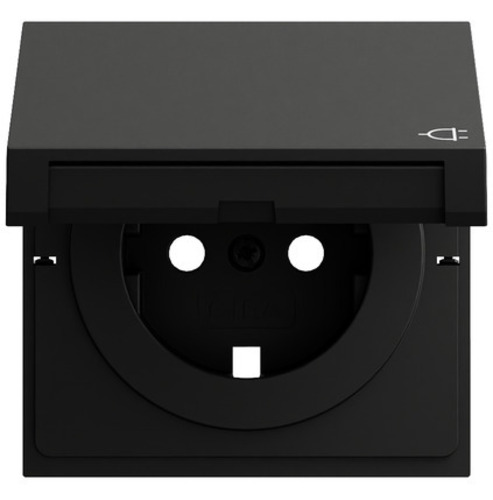 Gira EZ-TL: Abd. Steckdose KD System 70 Schwarz 492274