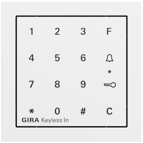 Gira Gira Keyless In Codetastaturmodul 260572 Gira Gira Keyless In Codetastaturmodul 260572