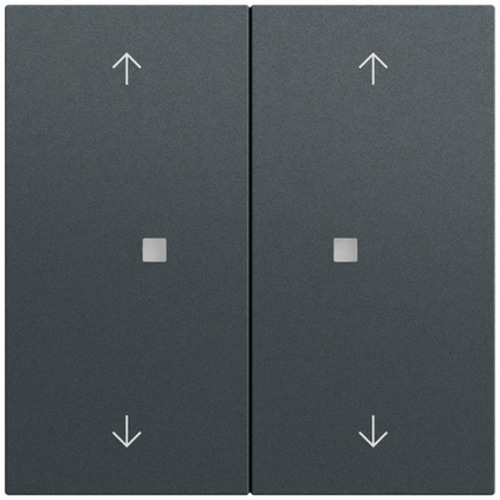Gira RF Bedienaufs. 2-fach Pfeile KNX System 70 510873 Gira RF Bedienaufs. 2-fach Pfeile KNX System 70 510873