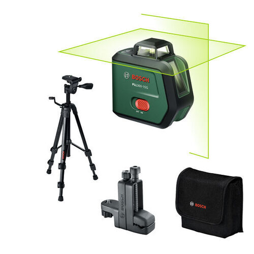 Bosch Power Tools Kreuzlinienlaser Set PLL360-15G 0603663K02 Bosch Power Tools Kreuzlinienlaser Set PLL360-15G 0603663K02