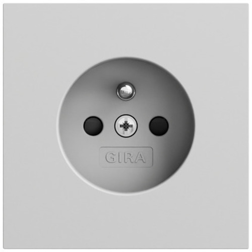 Gira Steckd. Erdstift + SP System 70 Grau 448576