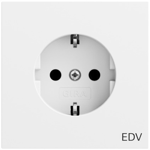 Gira Steckdose. Aufdruck EDV System 70 445872