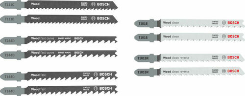 Bosch Power Tools Stichsägeblatt Set Wood Basic,10St 2607012069 Bosch Power Tools Stichsägeblatt Set Wood Basic,10St 2607012069