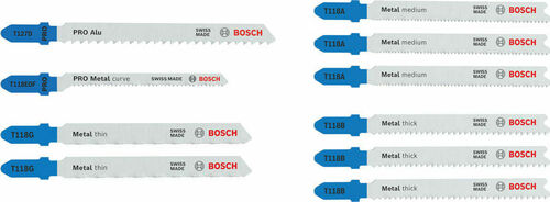 Bosch Power Tools Stichsägeblatt Set Metal Advanced,10St 2607012070 Bosch Power Tools Stichsägeblatt Set Metal Advanced,10St 2607012070