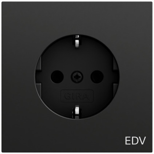 Gira Steckdose. Aufdruck EDV System 70 445874