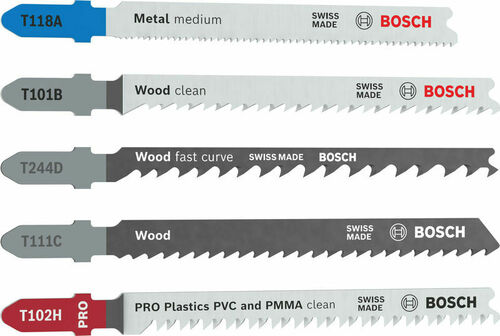 Bosch Power Tools Stichsägeblatt Set Multi Material,5St 2607012075 Bosch Power Tools Stichsägeblatt Set Multi Material,5St 2607012075