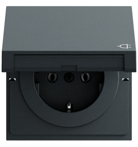 Gira Steckdose. KD System 70 Anthrazit(lack.) 445473
