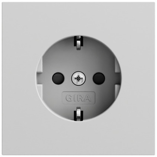 Gira Steckdose. SP System 70 Grau m(lack.) 445376 Gira Steckdose. SP System 70 Grau m(lack.) 445376
