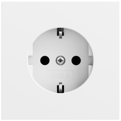 Gira Steckdose. SRK System 70 Reinweiß m(lack.) 418072 Gira Steckdose. SRK System 70 Reinweiß m(lack.) 418072