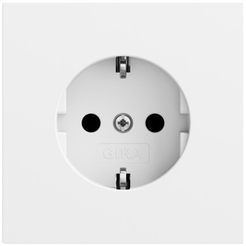 Gira Steckdose. System 70 Reinweiß m(lack.) 418872 Gira Steckdose. System 70 Reinweiß m(lack.) 418872