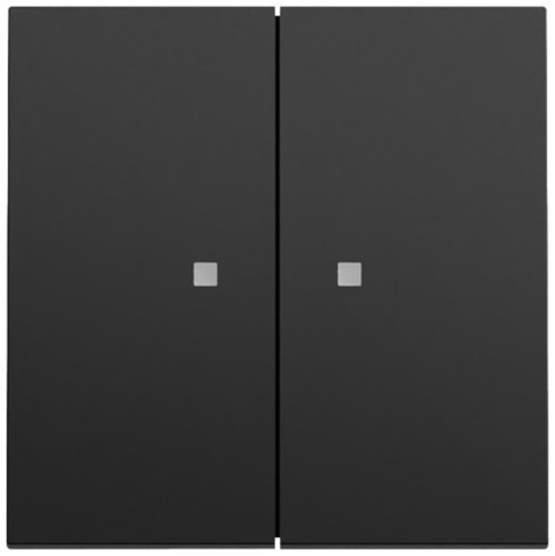 Gira Wippe 2-fach Kontrollf. System 70 Schwarz m(lack.) 363174 Gira Wippe 2-fach Kontrollf. System 70 Schwarz m(lack.) 363174