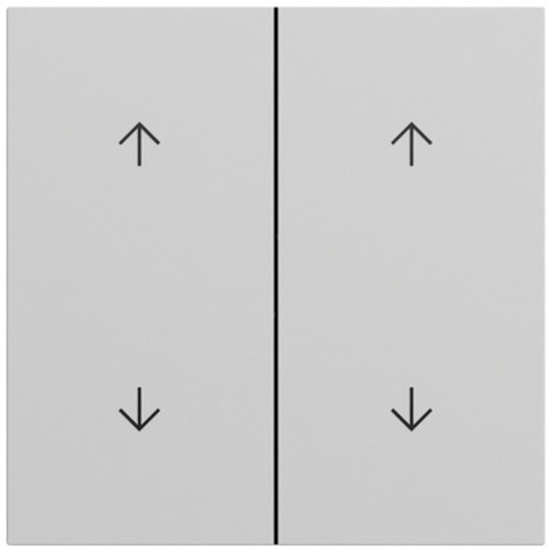 Gira Wippe 2-fach Pfeile System 70 Grau m(lack.) 329776 Gira Wippe 2-fach Pfeile System 70 Grau m(lack.) 329776