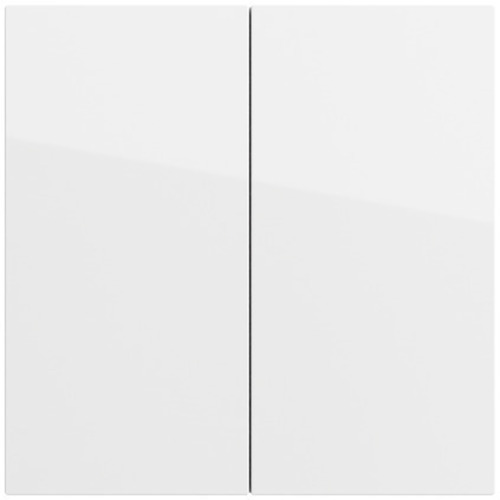 Gira Wippe 2-fach unbedruckt System 70 Reinweiß 537070 Gira Wippe 2-fach unbedruckt System 70 Reinweiß 537070