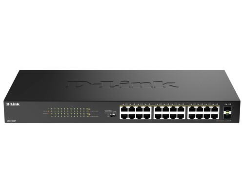 DLink Deutschland 26-Port Gigabit Switch mit 2 x SFP-Ports DGS-1026P/E DLink Deutschland 26-Port Gigabit Switch mit 2 x SFP-Ports DGS-1026P/E