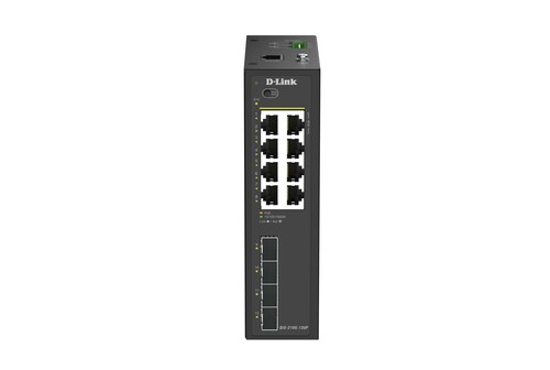 DLink Deutschland 12-Port Gigabit Switch mit 4 x SFP-Ports DIS-210G-12UP DLink Deutschland 12-Port Gigabit Switch mit 4 x SFP-Ports DIS-210G-12UP