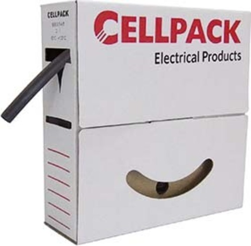 Cellpack Schrumpfschlauch in Abrollbox 5m SBS 19.1-9.5 sw Cellpack Schrumpfschlauch in Abrollbox 5m SBS 19.1-9.5 sw