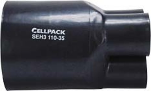 Cellpack Schrumpf-Aufteilkappe f.4x35-150qmm SEH4/60-25/schwarz