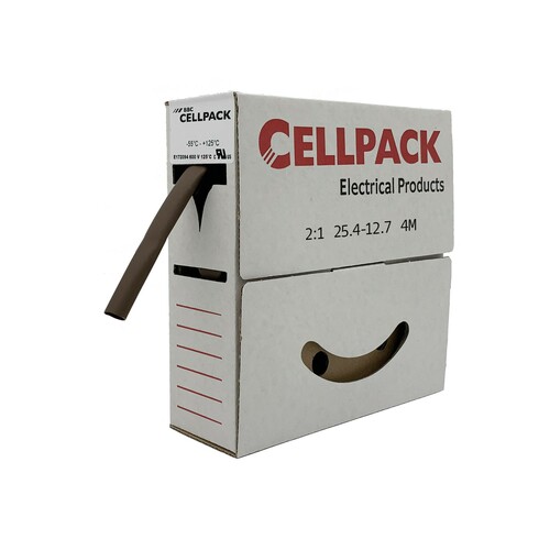 Cellpack Schrumpfschlauch in Abrollbox 4m SB 25.4-12.7 br