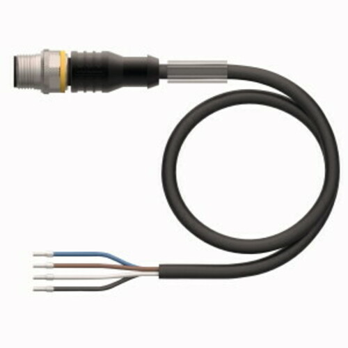 Turck Anschlussleitung M12 Stecker, 4-polig RSC4.4T-10/TXL
