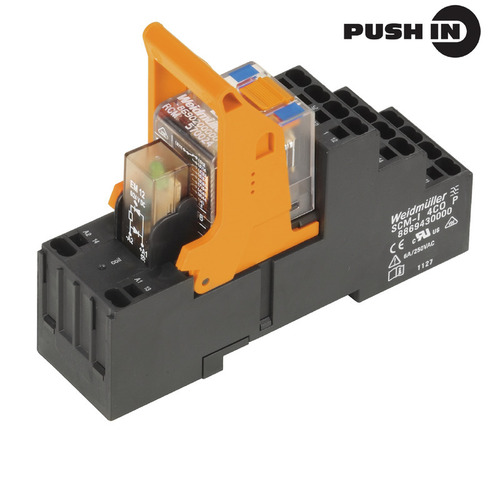 Weidmüller Koppelrelais 24VDC 4Wechsler Prüftaste RCMKITP-I#1398090000