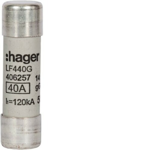 Hager Sicherung 14x51mm gG 40A LF440G Hager Sicherung 14x51mm gG 40A LF440G