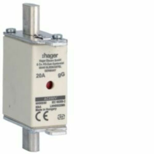 Hager NH-Sicherung NH000 gG 690V 20A K-Melder LNH00020M6