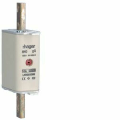 Hager NH-Sicherung NH0 gG 690V 50A K-Melder LNH0050M6