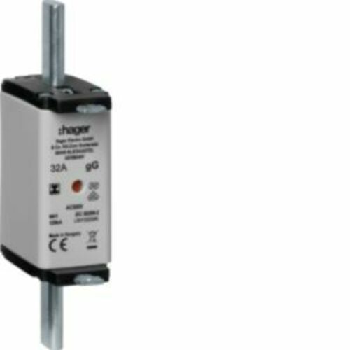 Hager NH-Sicherung NH1C gG 500V 32A Iso-Griff LNH1032MK